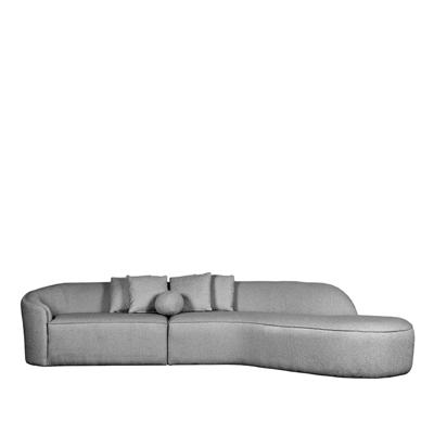 LABEL51 Bank Flori - Grijs - Boucle - 4-Zits LABEL51 Bank Flori - Grijs - Boucle - 4-Zits