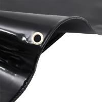 Dekzeil 650 g/m 2x3 m zwart - thumbnail