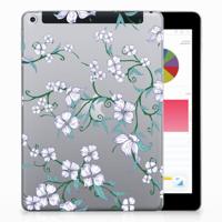 Apple iPad 9.7 2018 | 2017 Uniek | Siliconen hoesje | Blossom White - thumbnail