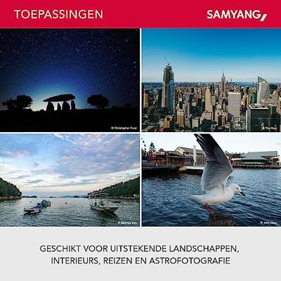 Samyang AF 18mm F2.8 FE MILC Groothoeklens Zwart
