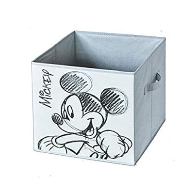 Emmercontainer Domopak Living Mickey Lichtgrijs Stof 32 x 32 x 32 cm Rechthoekig Emmercontainer Domopak Living Mickey Lichtgrijs Stof 32 x 32 x 32 cm Rechthoekig