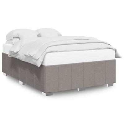 Bedframe zonder matras stof taupe 140x200 cm