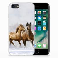 iPhone SE 2022 | SE 2020 | 8 | 7 | TPU Hoesje | Paarden - thumbnail