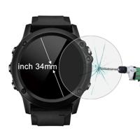 ENKAY Hat-Prins voor 34mm Diameter circulaire Dial Smart Watch 0.2mm 9H oppervlaktehardheid 2.15D gebogen explosieveilige gehard glas scherm Film - thumbnail