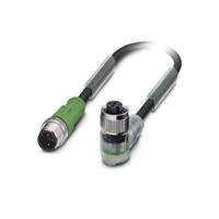 Phoenix Contact 1694619 Sensor/actuator connector, geassembleerd M12 Aantal polen (sensoren): 3 Stekker, recht, Bus, haaks 2.00 m 1 stuk(s) - thumbnail