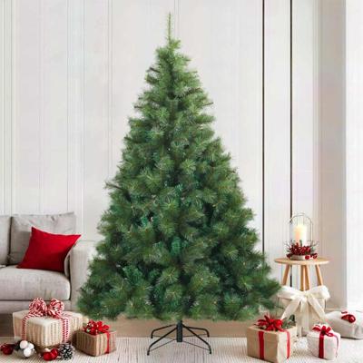 Kunstmatige Inklapbare Kerstboom Groen 210 cm PVC, staal