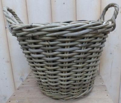 Mand met twee handvaten groot - Warentuin mix