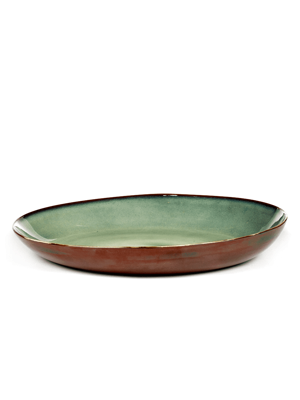 SERAX - Terres de Reves - Serveerschaal 35,5cm Misty/Rust