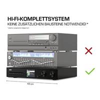Imperial DABMAN i560 CD Alles-in-één HiFi-systeem met versterker en CD-speler DAB+ / FM / Internet / Bluetooth Zwart - 22-254-00 - thumbnail