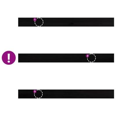 VidaXL Vensterbanken 2 st 160x15x2 cm massief eikenhout donkerbruin