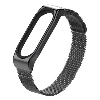 Mijobs Milan SE Metal Strap for Xiaomi Mi Band 3 Strap Stainless Steel Magnetic Bracelet Buckle Wristbands Replace Accessories Host not Included(Blac Mijobs Milan SE Metal Strap for Xiaomi Mi Band 3 Strap Stainless Steel Magnetic Bracelet Buckle Wristbands Replace Accessories Host not Included(Blac