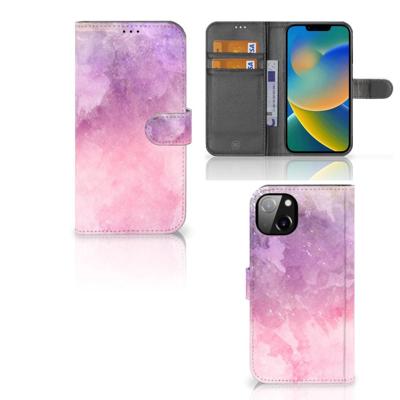 Hoesje iPhone 14 Plus Pink Purple Paint Hoesje iPhone 14 Plus Pink Purple Paint