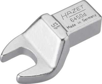 HAZET Insteek-steeksleutel 6450D-15 · 14 x 18 mm insteekvierkant massief · Buiten-zeskant-profiel · SW 15 mm