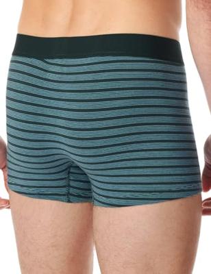 Schiesser 95/5 boxershorts 3-pack zwart-groen