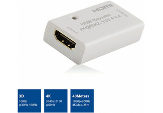 ACT HDMI repeater, tot 40 meter, 4K ondersteuning ACT HDMI repeater, tot 40 meter, 4K ondersteuning