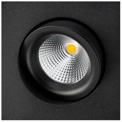 LED Junistar Lux Square inbouwspot 7W 2700K mat zwart 540 lumen draai en kantelbaar SG 902587