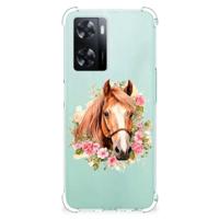 Case Anti-shock voor OPPO A57 | A57s | A77 4G Paard - thumbnail
