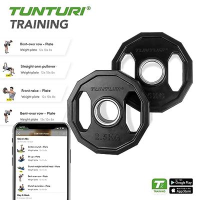 Tunturi Olympische halterschijf l 2 x 2.5 kg