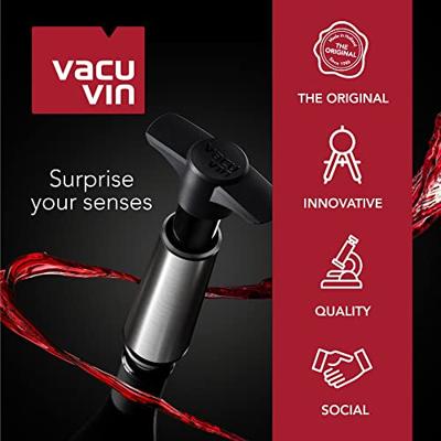 Vacu Vin wine saver wit met 2 doppen - thumbnail