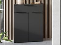 Commode CANTONA 2 deuren 1 lade grafiet - thumbnail