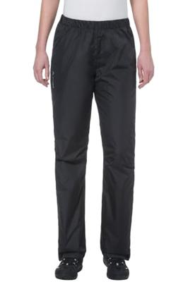 Vaude Women&apos;s Fluid Full Zip Pants Regenbroek Dames black 44
