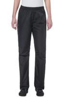Vaude Women&apos;s Fluid Full Zip Pants Regenbroek Dames black 44 - thumbnail