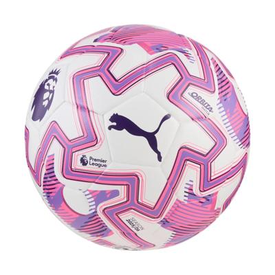 PUMA Orbita Match Premier League Brilliance Voetbal Maat 5 2025-2026 Wit Roze Paars