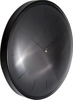 NeXtime ne-3235zw wandklok glamour ø40 metaal zwart - thumbnail