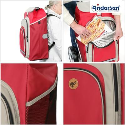 Andersen Royal Shopping trolley Hydro 2.1 Red