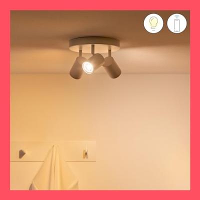 Philips Lighting 8718699787110 LED-lamp Energielabel F (A - G) GU10 Reflector 4.7 W = 50 W Warmwit tot koudwit Besturing via App 1 stuk(s)