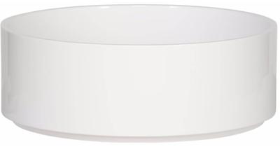 Ben Sista ronde waskom Ø37x13cm mineraalmarmer glanzend wit