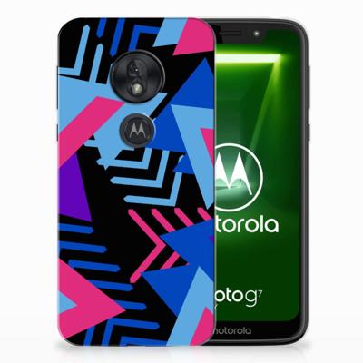 Motorola Moto G7 Play TPU Hoesje Funky Triangle Motorola Moto G7 Play TPU Hoesje Funky Triangle