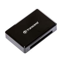 Transcend RDF2 Externe geheugenkaartlezer USB-A 3.1 Gen 1 Zwart - thumbnail