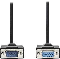 VGA-kabel | VGA male - VGA female | 3,0 m | Zwart - thumbnail