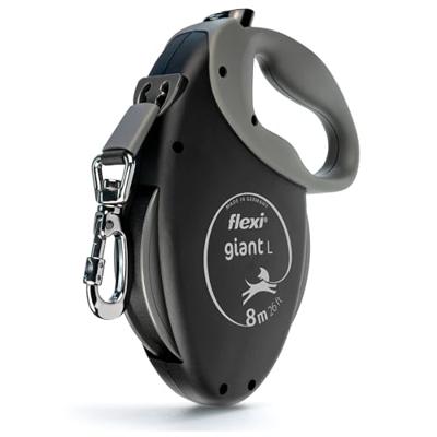 Rollijn giant plus l/8m zwart Flexi - Flexi