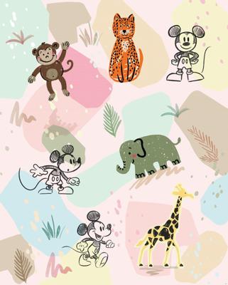 Komar Into Wonderland Fotobehang Disney - Mickey Mouse - Mickey Safari - IADX4-098