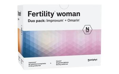 Nutriphyt Fertility woman duo 2 x 60 capsules 120 Capsules