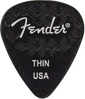 Fender Wavelength Picks 351 Thin Black plectrumset (6 stuks) - thumbnail