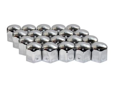 Eufab 15231 Wielschroefdop Geschikt voor schroefgrootte 19 mm Chroom Metaal