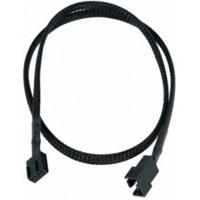 Verlengkabel voor ventilatorstroom - 4-pins interne voeding (alleen ventilator) (V) naar 4-pins interne voeding (alleen ventilator) (M) - 60 cm - zwart - thumbnail