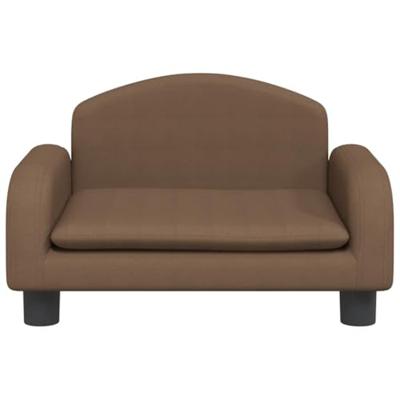 VidaXL Hondenmand 50x40x30 cm stof bruin VidaXL Hondenmand 50x40x30 cm stof bruin