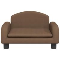 Hondenmand 50x40x30 cm stof bruin - thumbnail