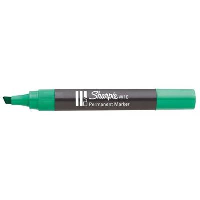 Permanente markeerstift Sharpie W10 Groen 12 Onderdelen Permanente markeerstift Sharpie W10 Groen 12 Onderdelen