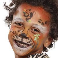 Grim&apos;tout schminkpalet Carnaval, 9 kleuren - thumbnail