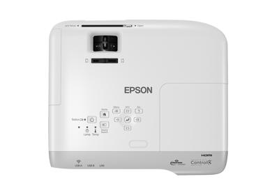 Epson EB-108-3LCD-projector - draagbaar - 3700 lumen (wit) - 3700 lumen (kleur) - XGA (1024 x 768) - 4:3 - LAN