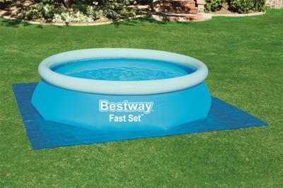 Beschermvloer voor demonteerbare zwembaden Bestway 335 x 335 cm (1 Stuks) - thumbnail