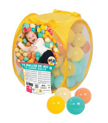 75 gemengde speelballen LUDI meerkleurig 75 gemengde speelballen LUDI meerkleurig