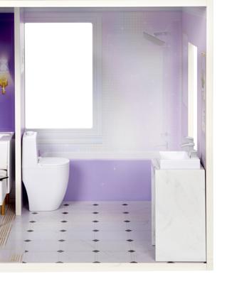 Rainbow High Townhouse - Houten huis 3 verdiepingen en 6 kamers - Functionele lift en mobiel meubilair