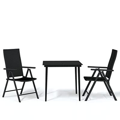 3-delige Tuinset zwart 3-delige Tuinset zwart