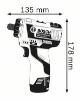 Bosch GSR 12V-20 HX Professional 1300 RPM Zwart, Blauw - thumbnail